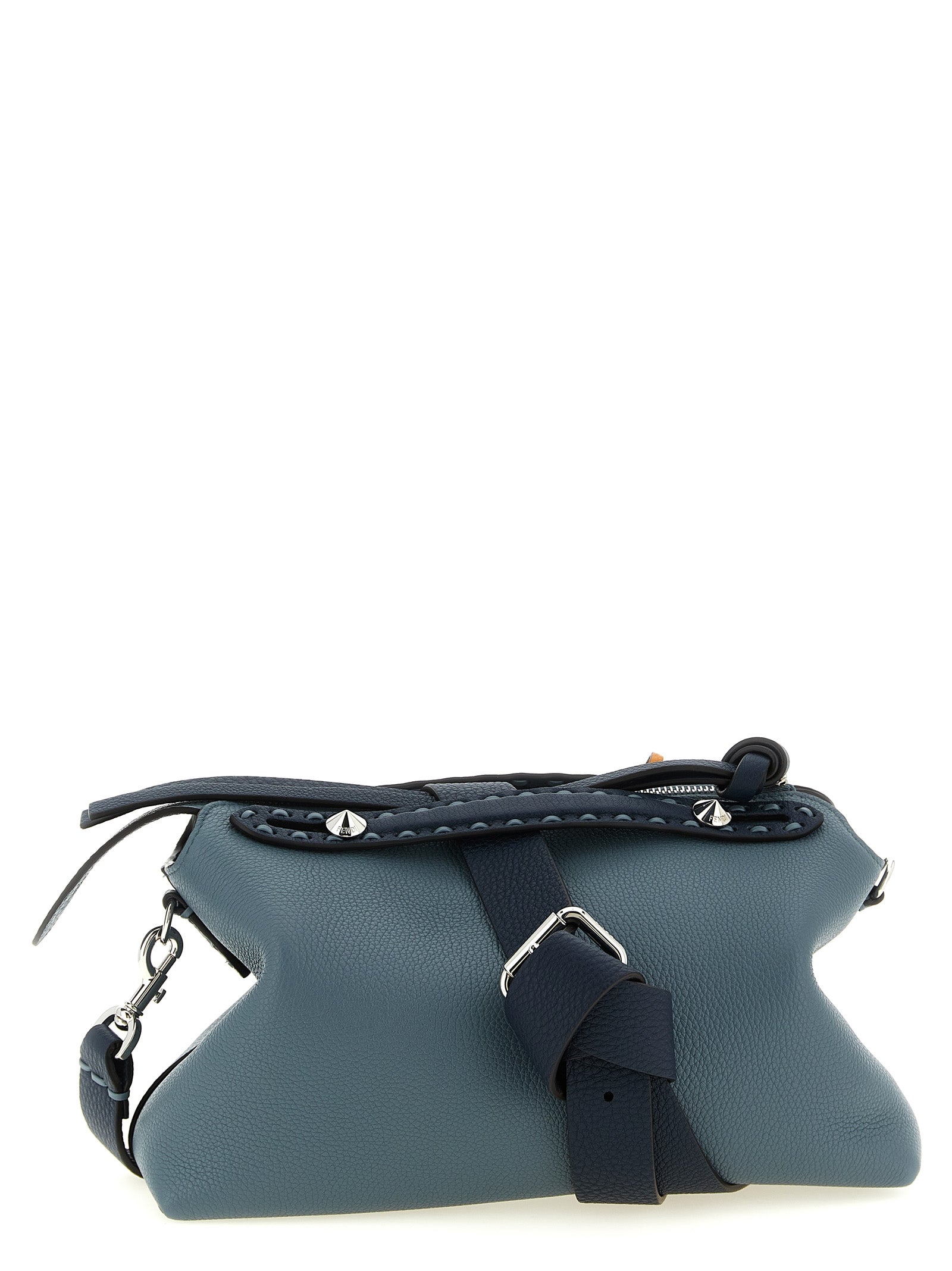 Fendi Blue By The Way Soft Selleria Handbag