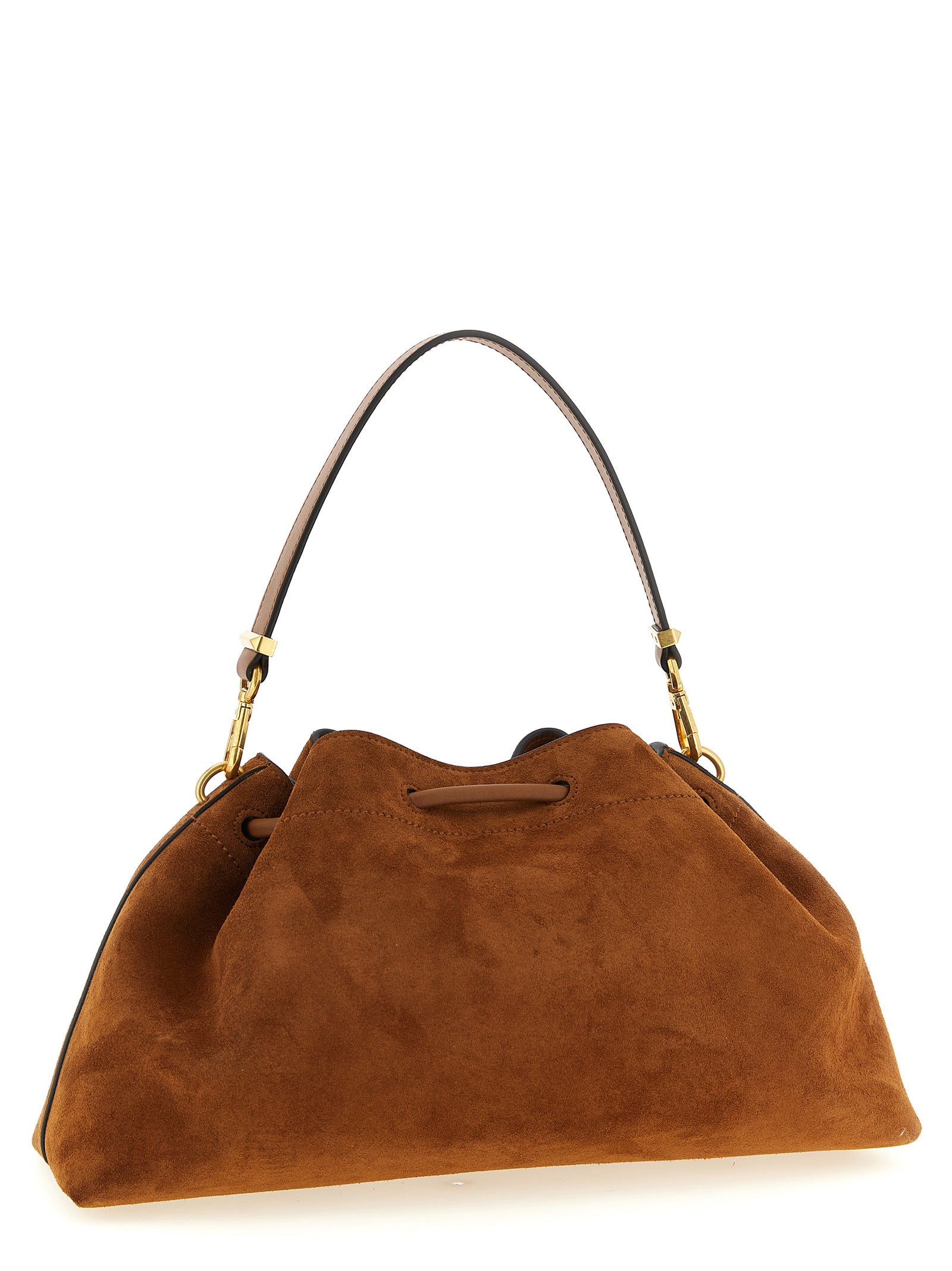 Jimmy Choo Gold Bon Bon Bucket Shoulder Bag
