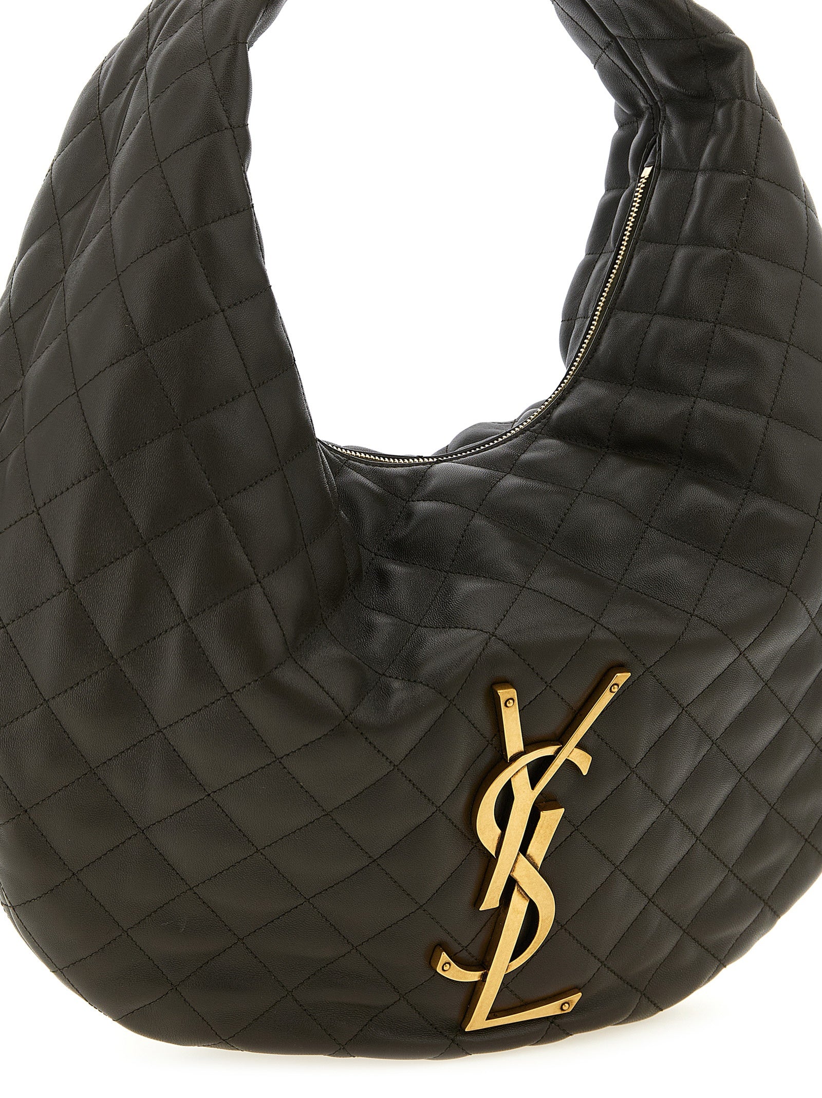 Saint Laurent Brown Hobo Icare