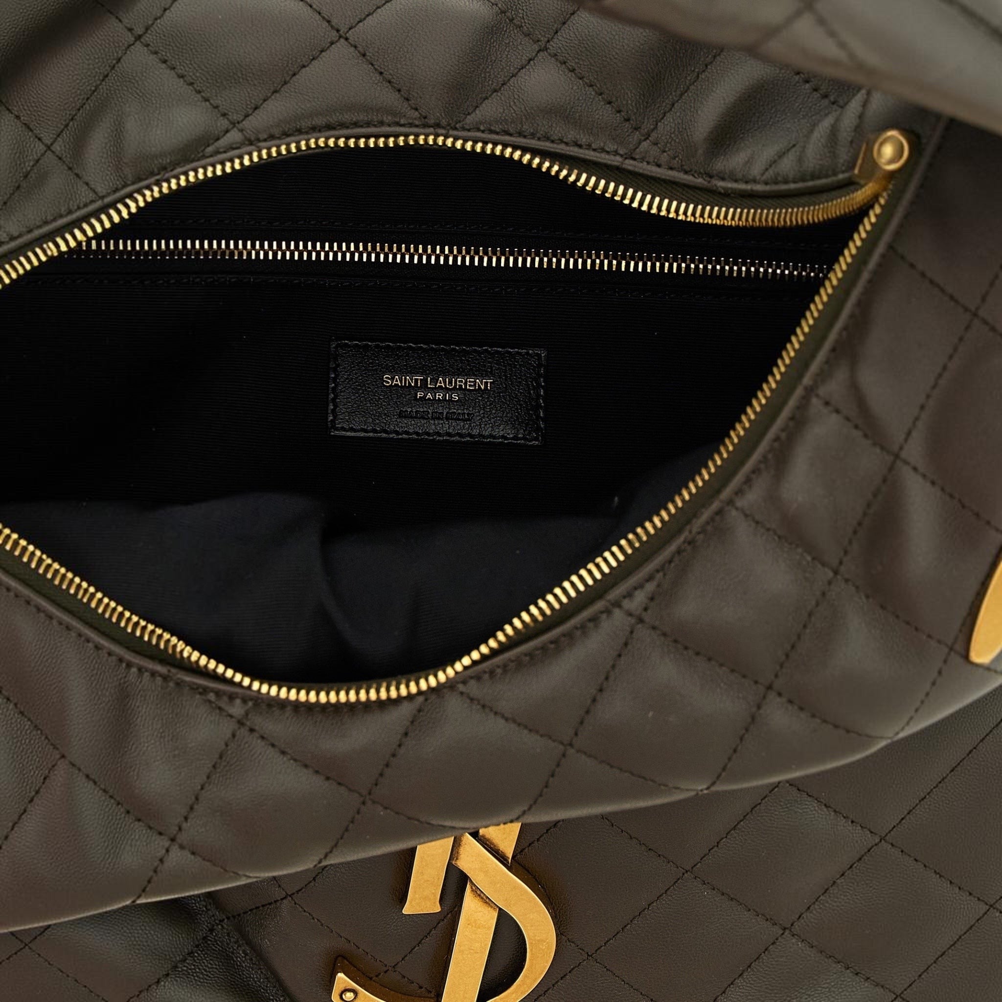 Saint Laurent Brown Hobo Icare