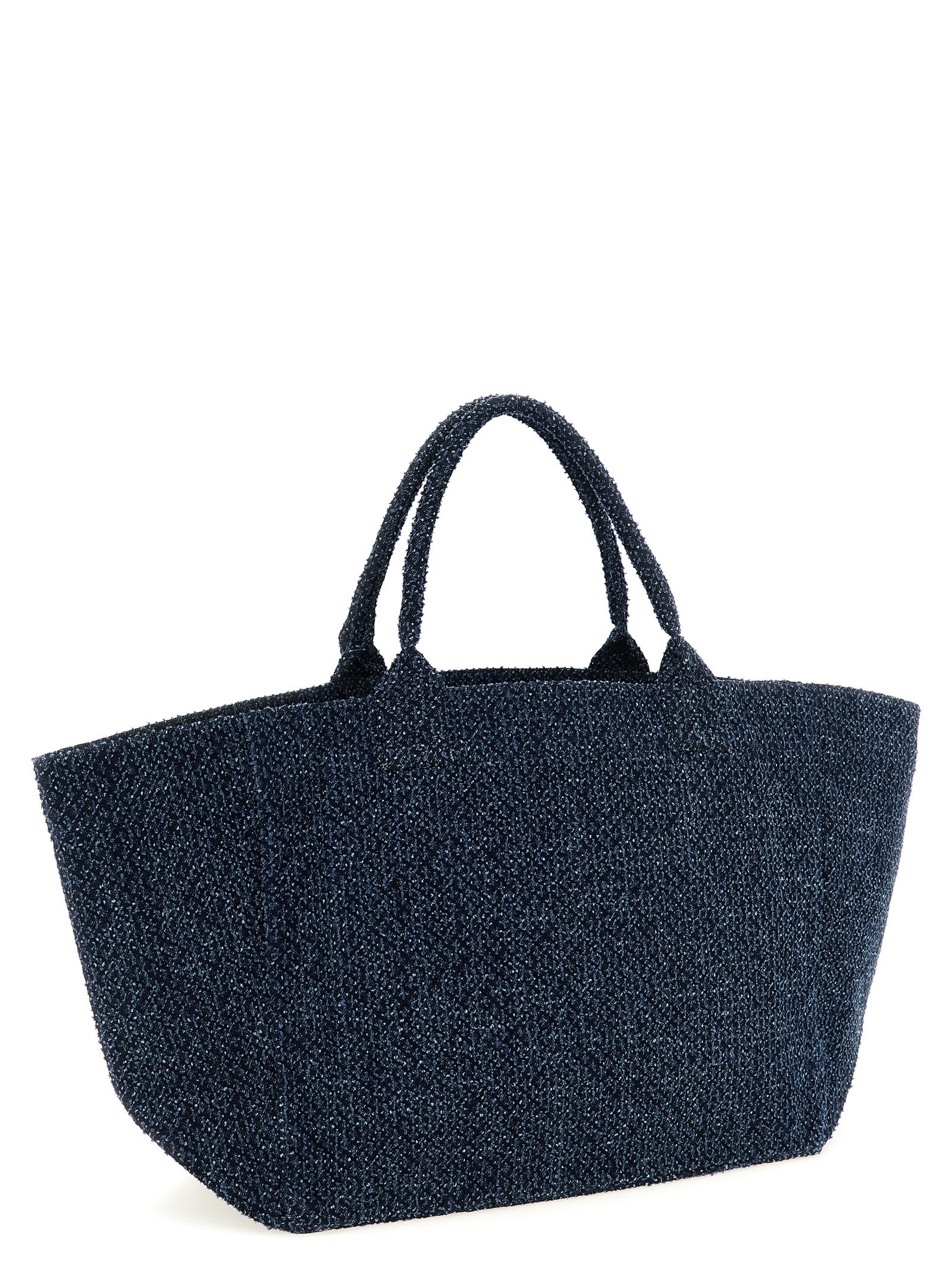 Ganni Blue XXL Bear Tote Bag