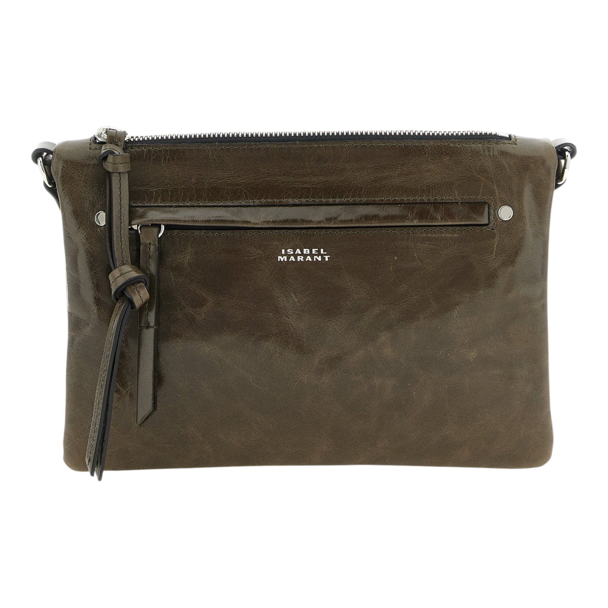 Isabel Marant Green Winna Duo Crossbody Bag