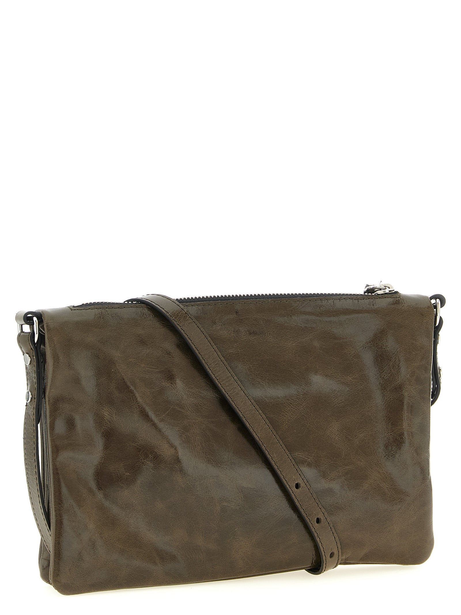 Isabel Marant Green Winna Duo Crossbody Bag