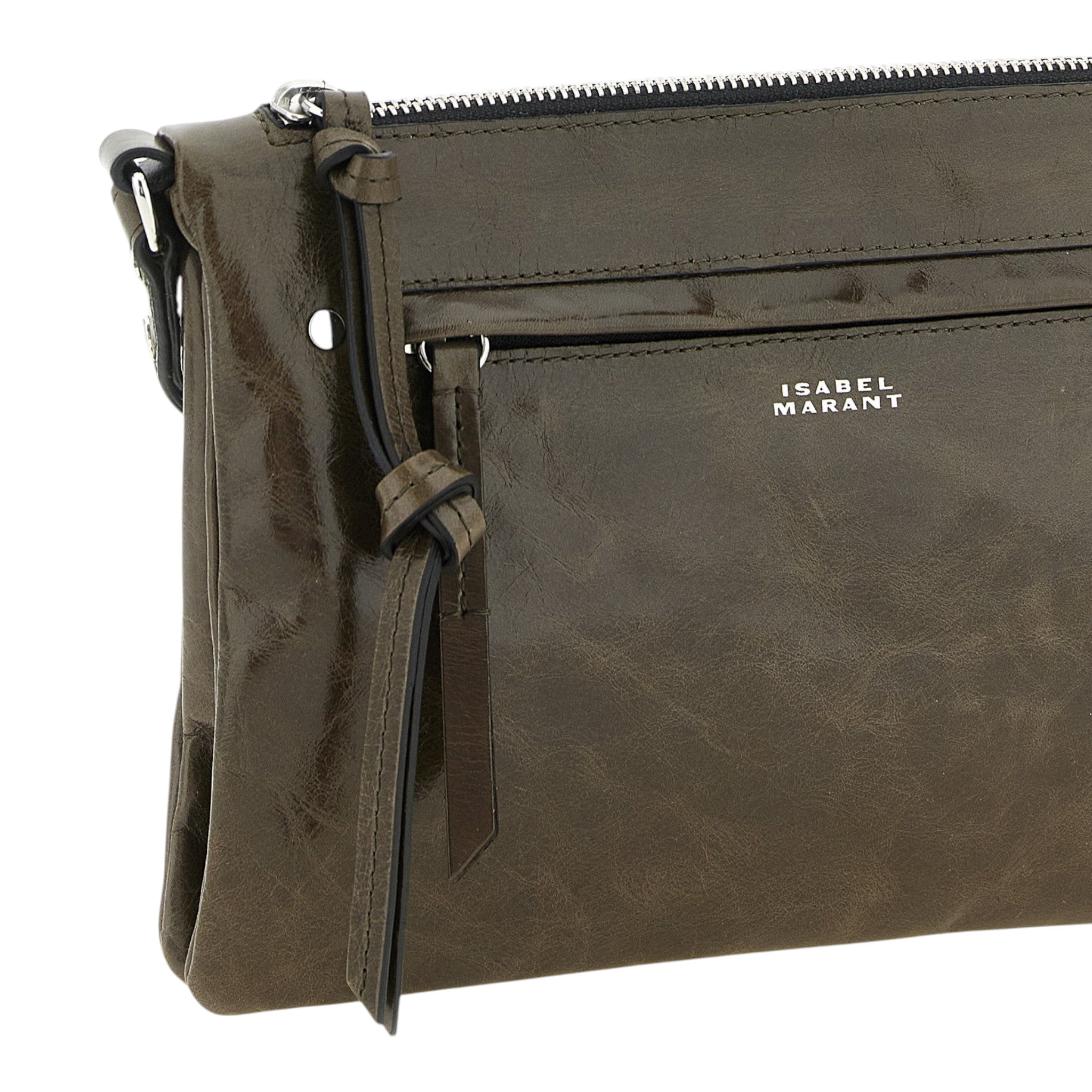 Isabel Marant Green Winna Duo Crossbody Bag