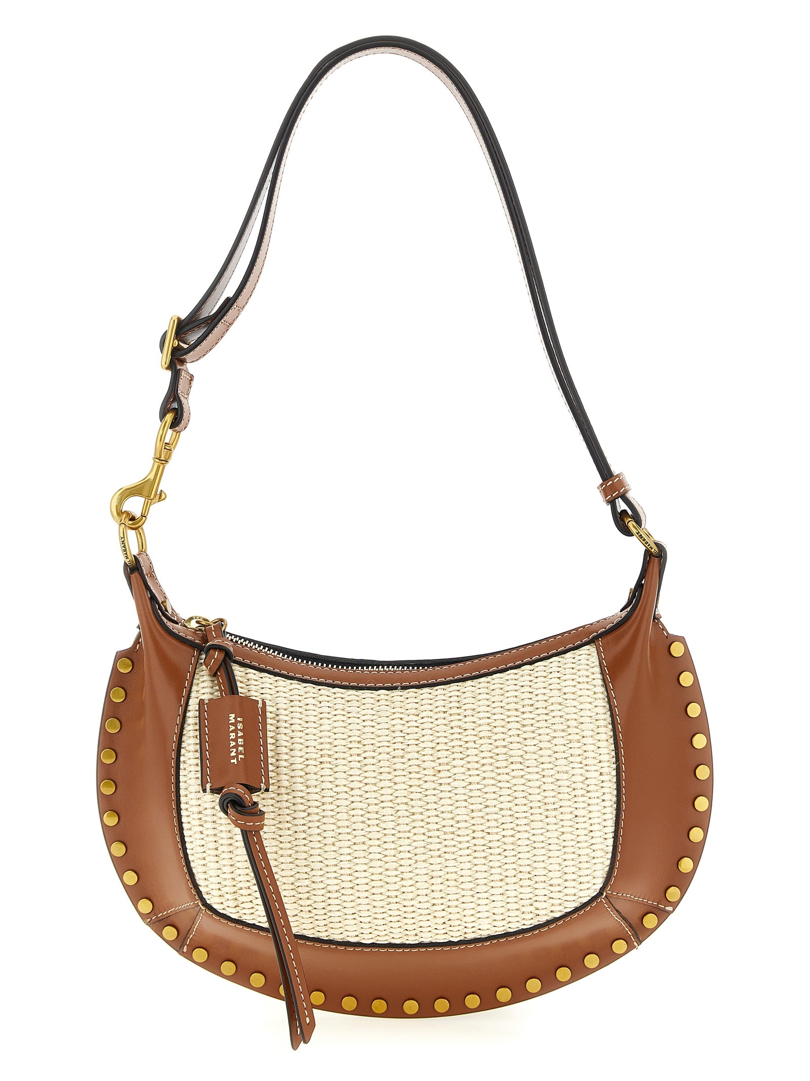 Isabel Marant Brown Oskan Moon Shoulder Bag