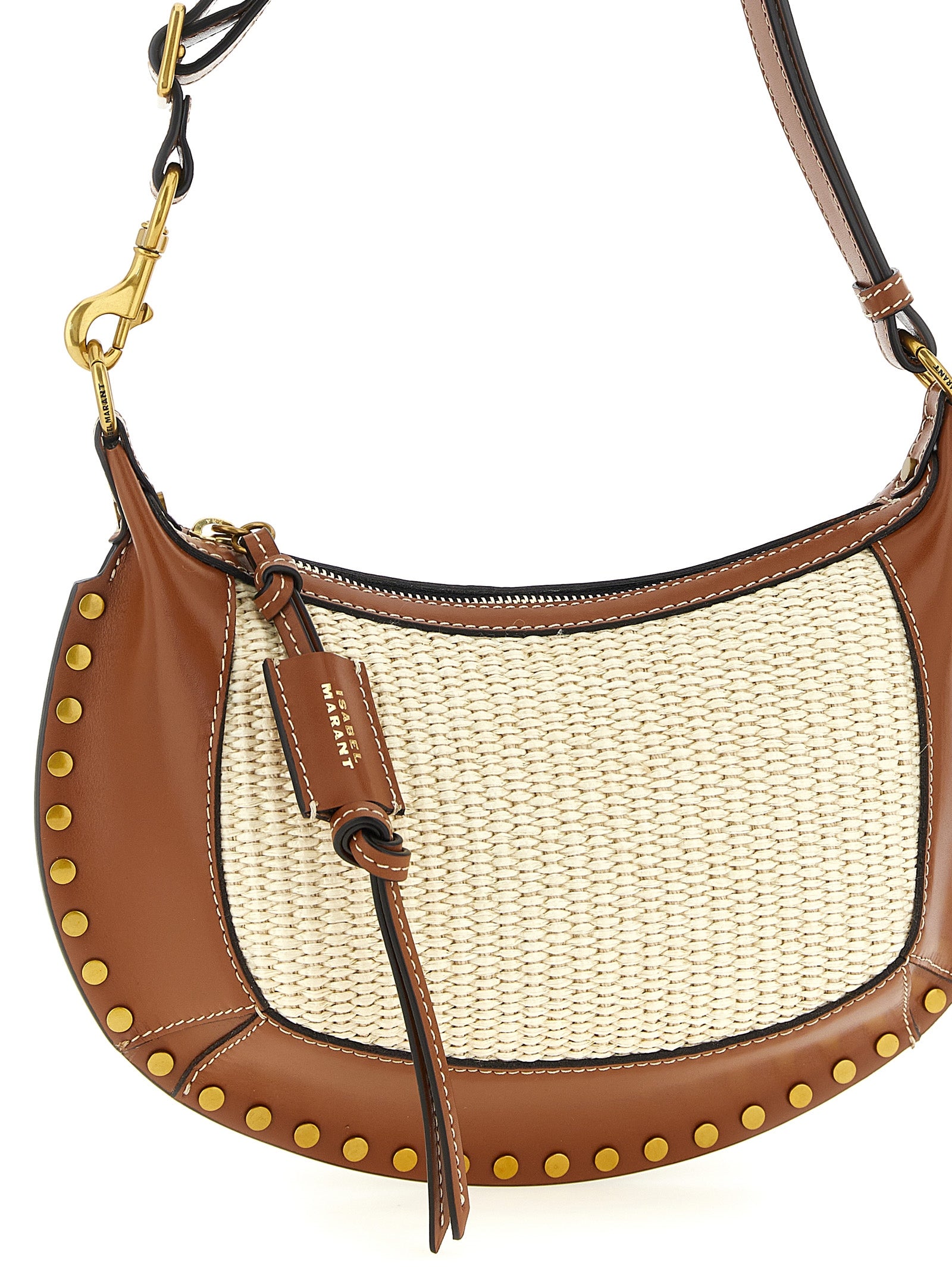 Isabel Marant Brown Oskan Moon Shoulder Bag