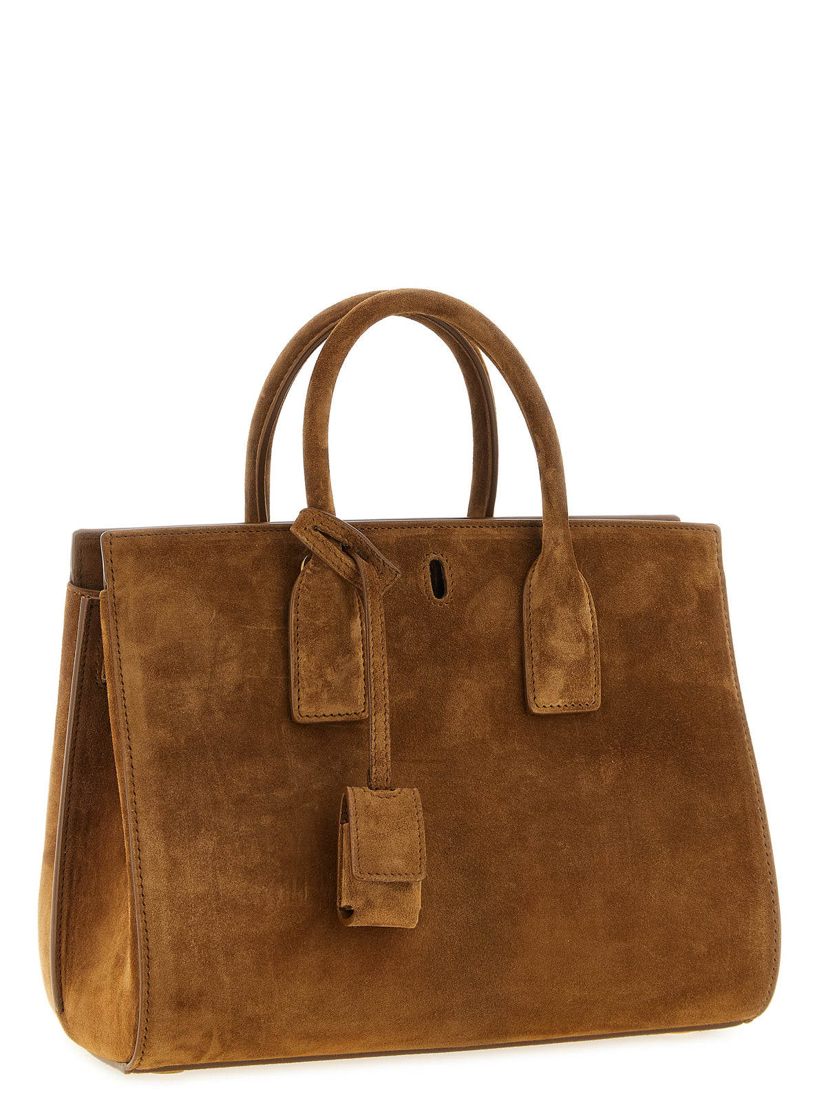 Saint Laurent Brown Small Sac De Jour