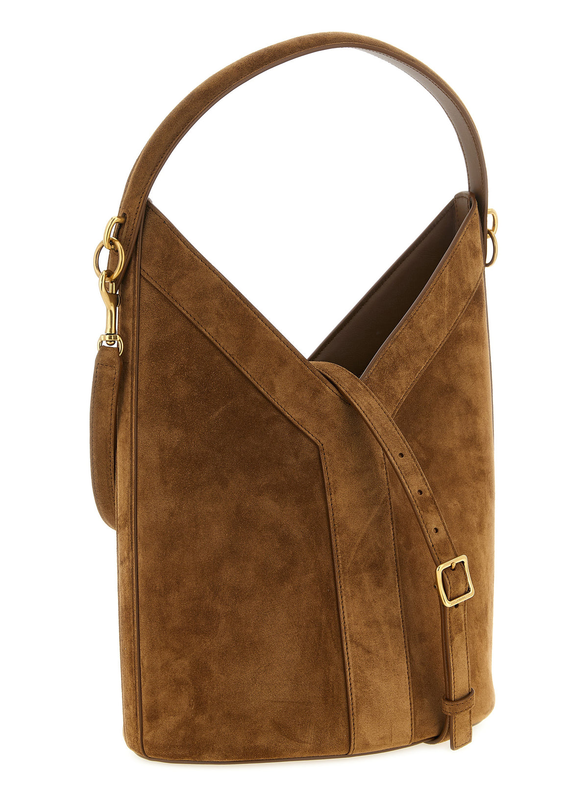 Saint Laurent Brown Y Long Shoulder Bag