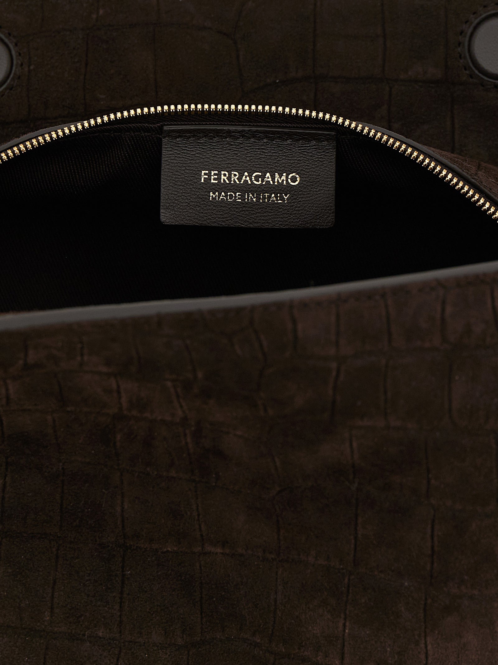 Ferragamo Brown Shoulder Bag