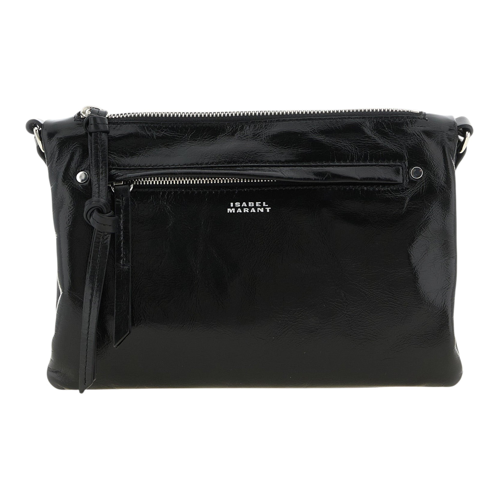 Isabel Marant Black Winna Duo Crossbody Bag