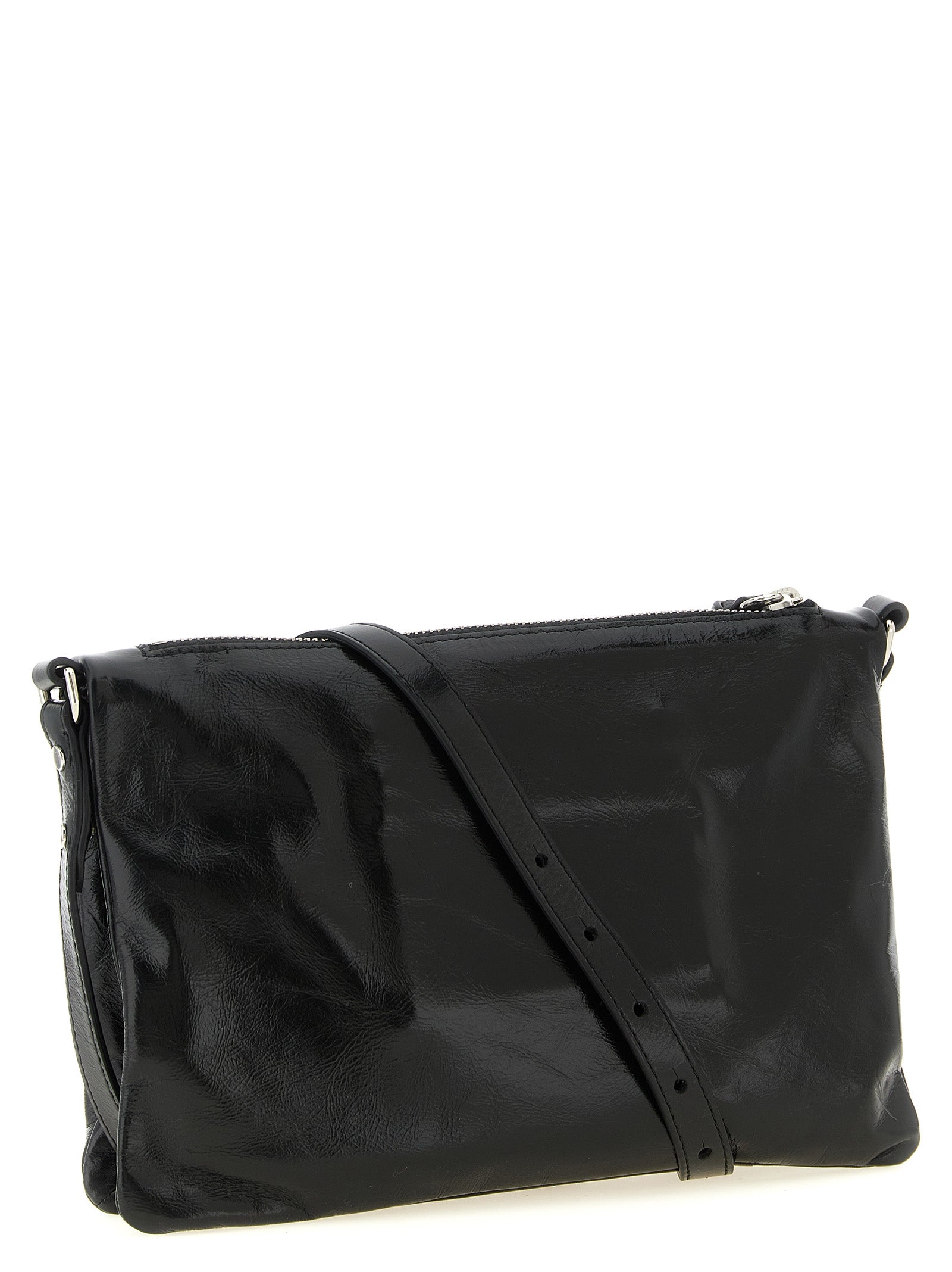 Isabel Marant Black Winna Duo Crossbody Bag