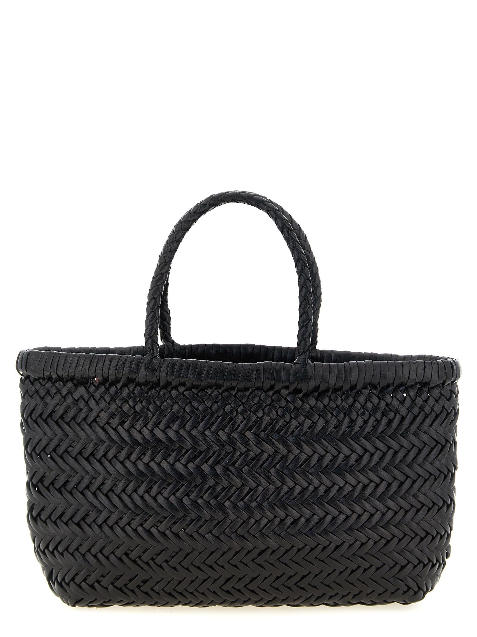 Dragon Diffusion Black Flat Gora Handbag