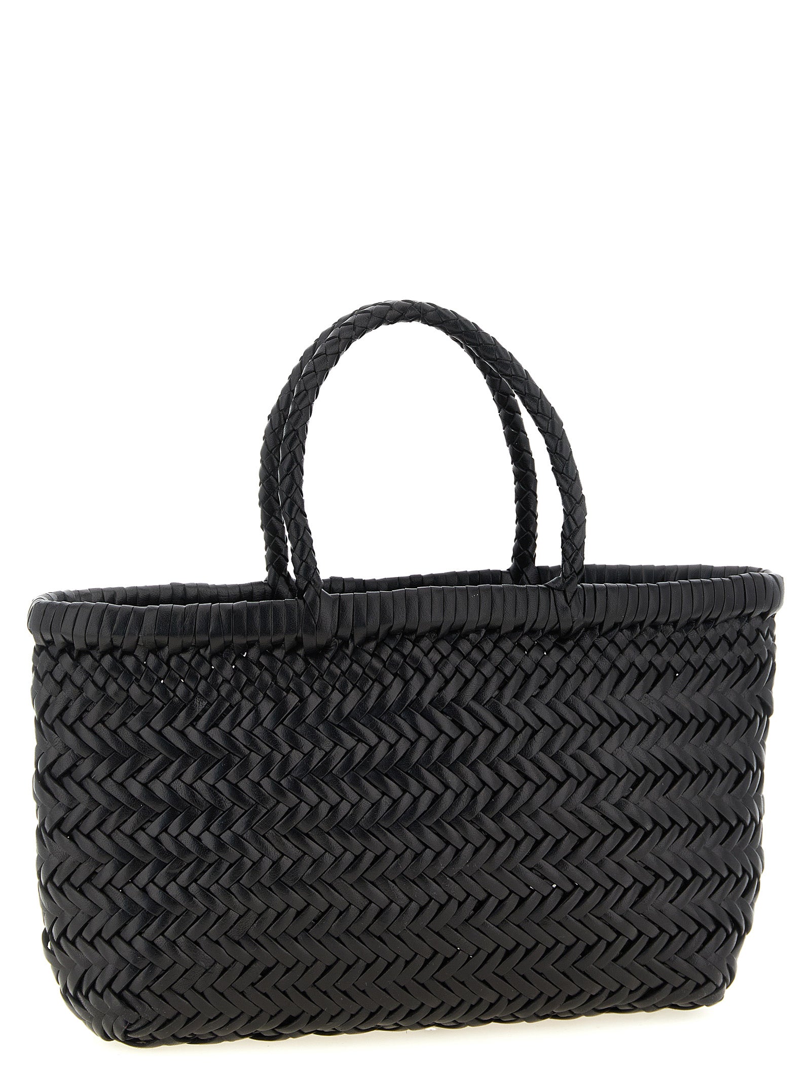 Dragon Diffusion Black Flat Gora Handbag