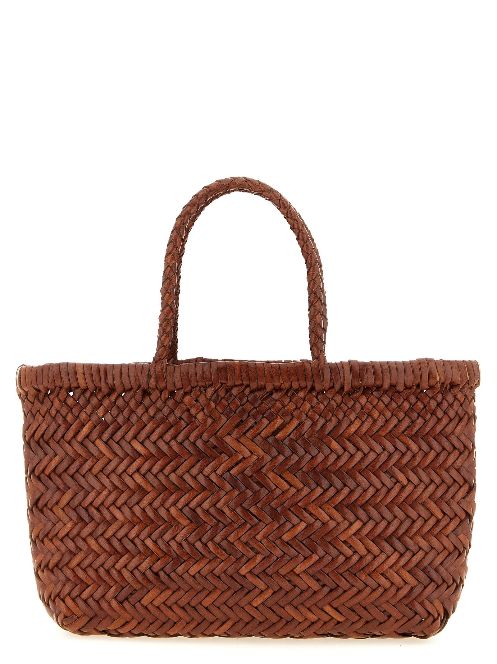 Dragon Diffusion Brown Flat Gora Handbag