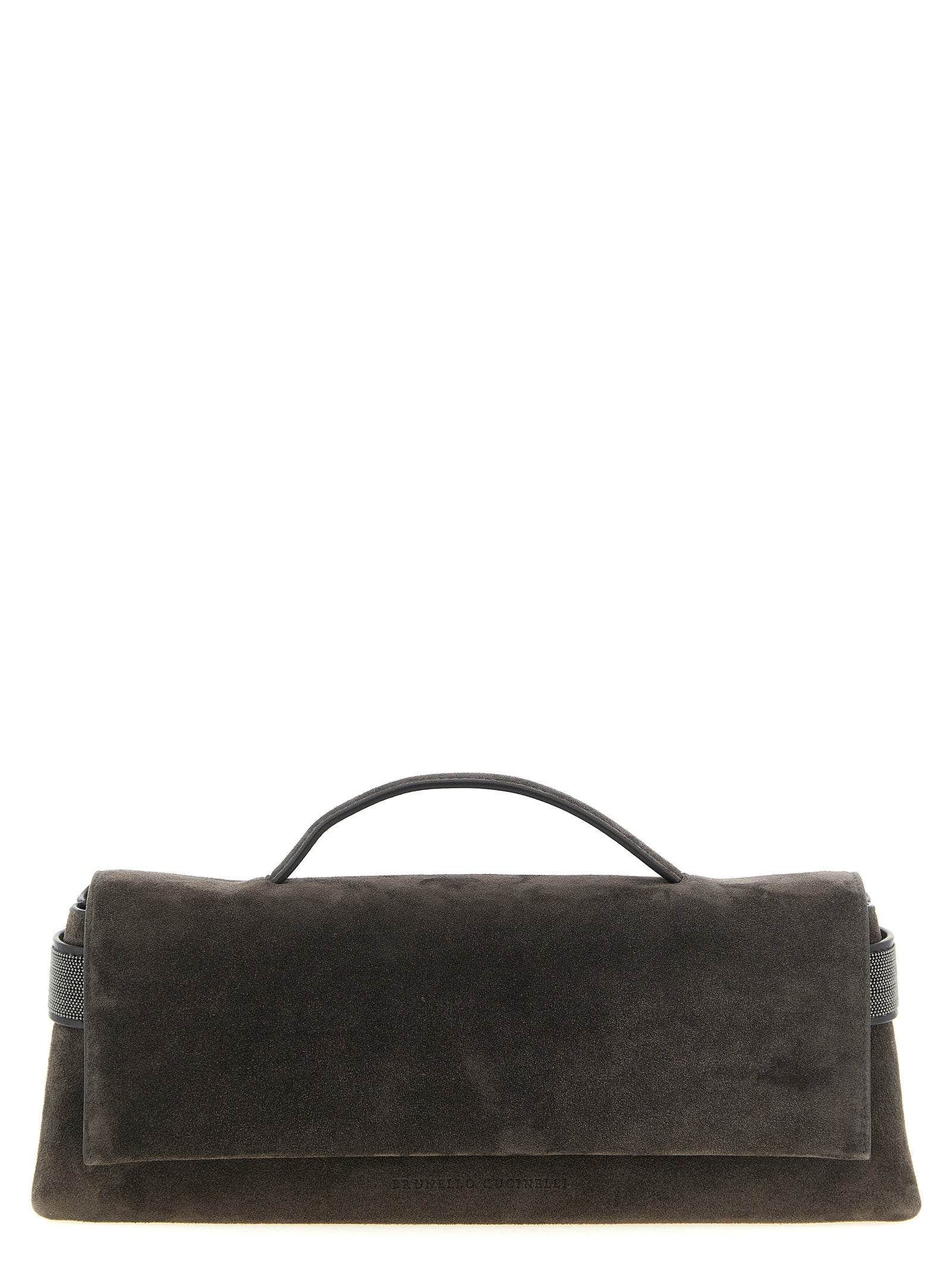 Brunello Cucinelli Brown Essence Clutch Bag