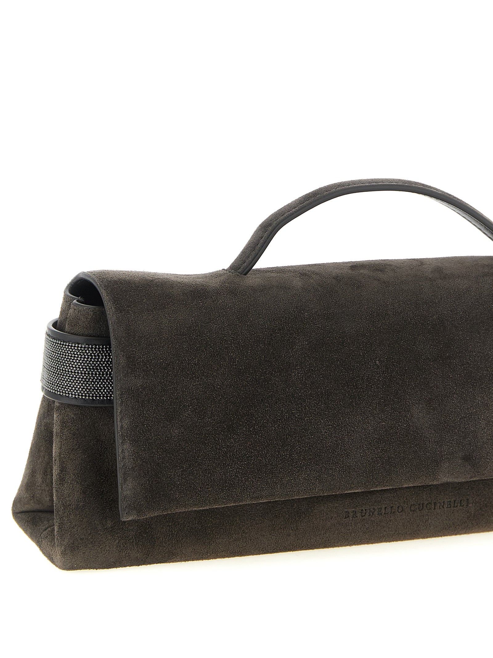 Brunello Cucinelli Brown Essence Clutch Bag
