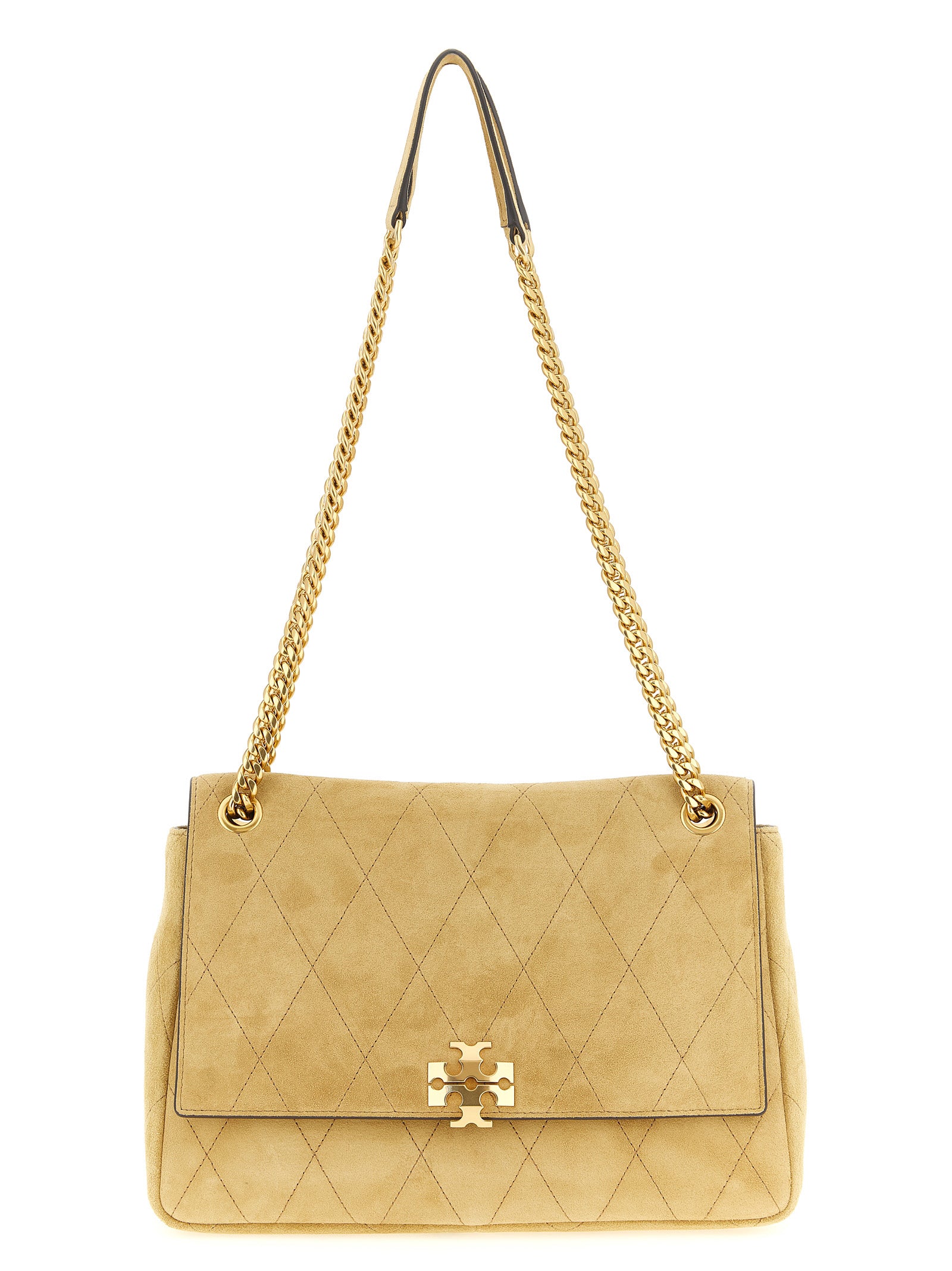 Tory Burch Beige Charlie Shoulder Bag