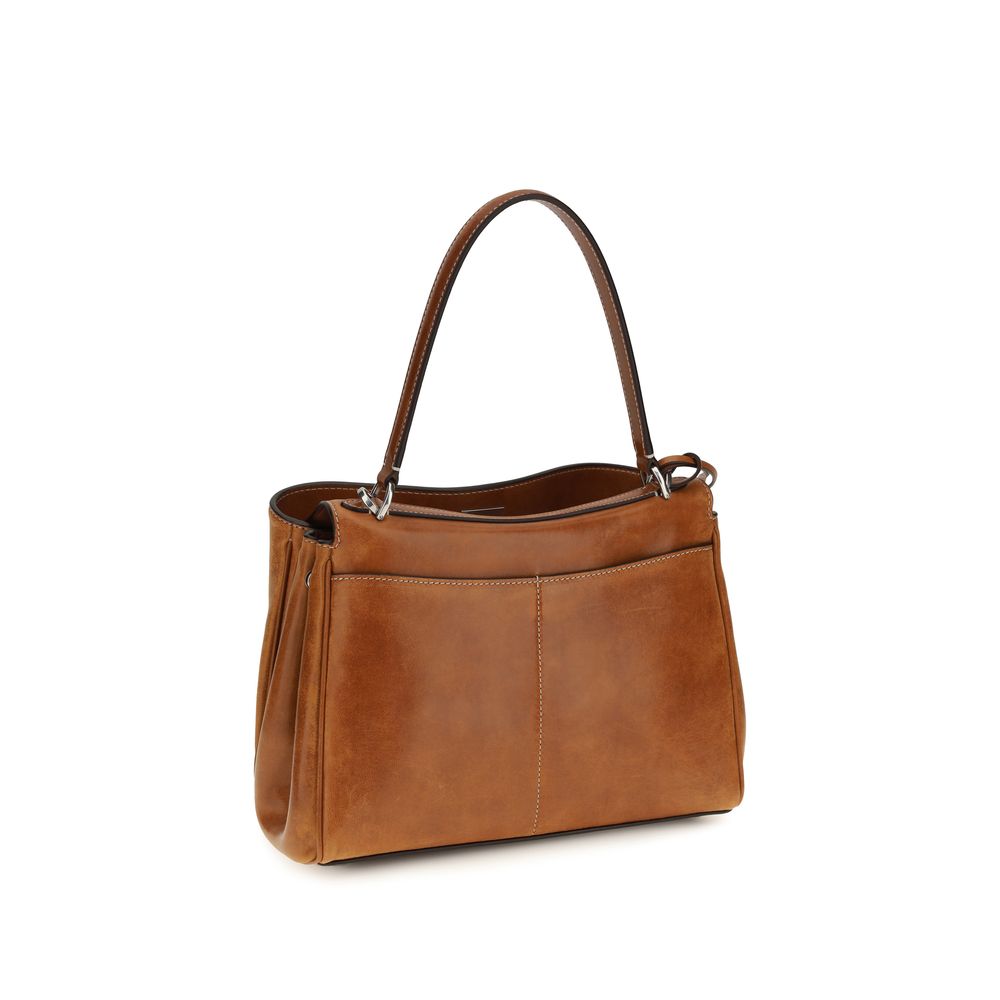 Balenciaga Brown Small Rodeo Handbag