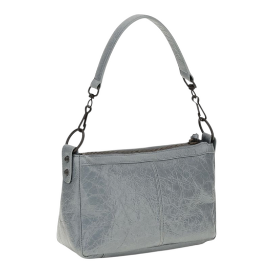 Balenciaga Le City Moto Handbag Gray