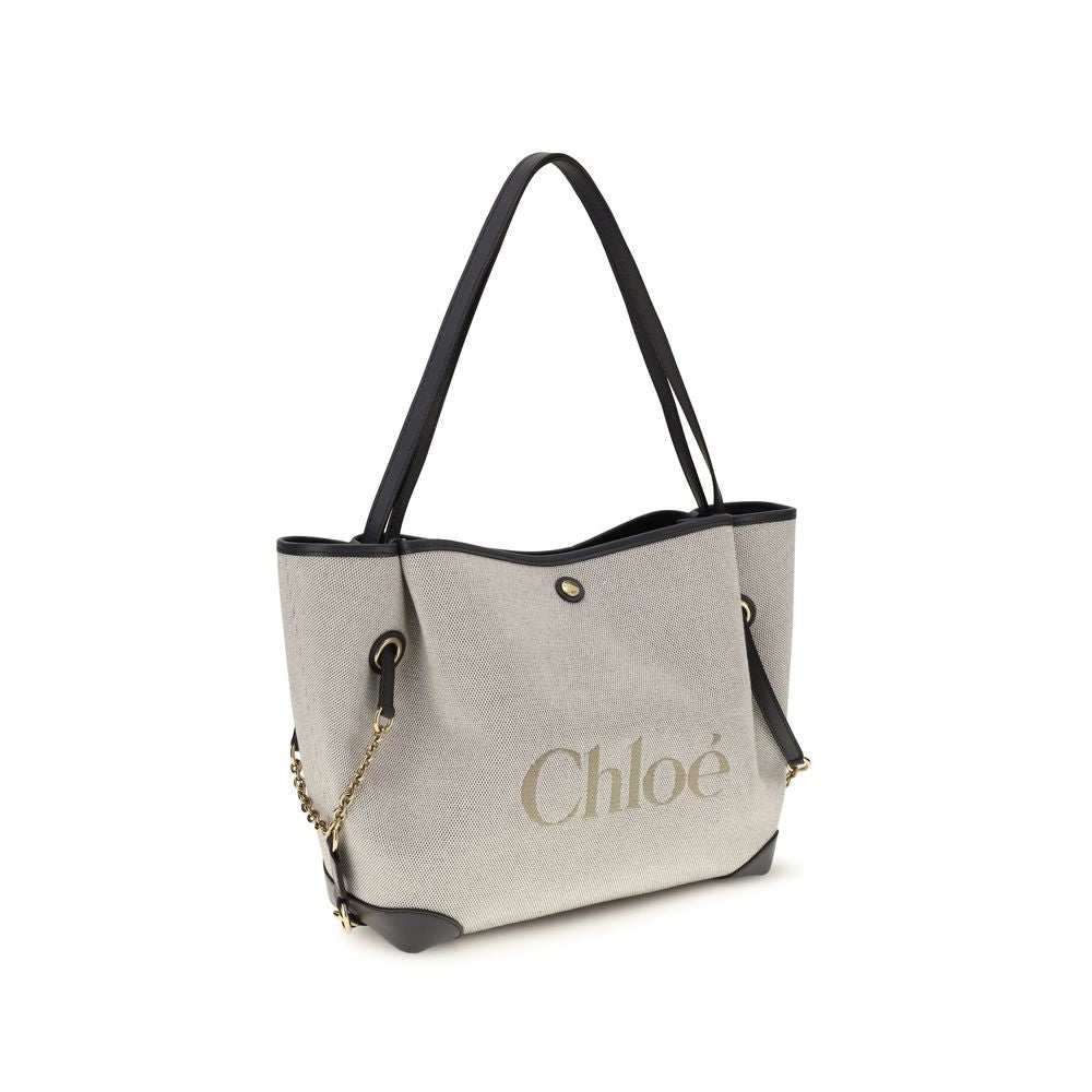Chloé Gray Clover Tote Bag