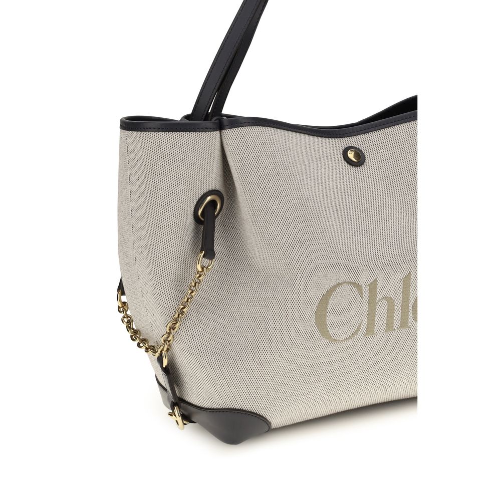 Chloé Gray Clover Tote Bag