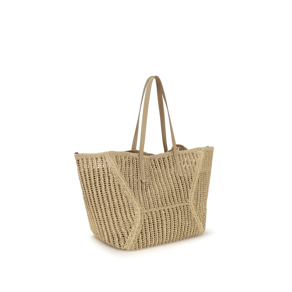 Brunello Cucinelli BC Duo Raffia Handbag