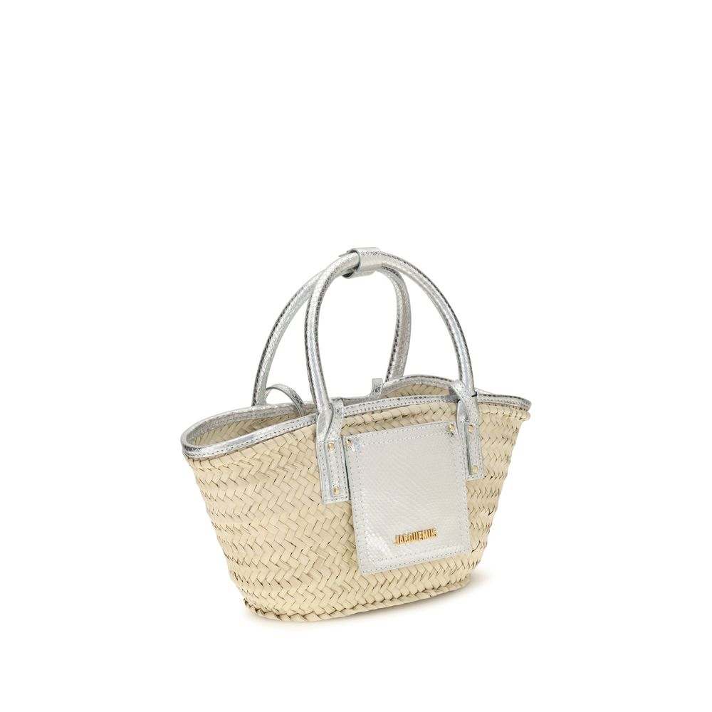 Jacquemus Le Panier Solis Raffia Handbag
