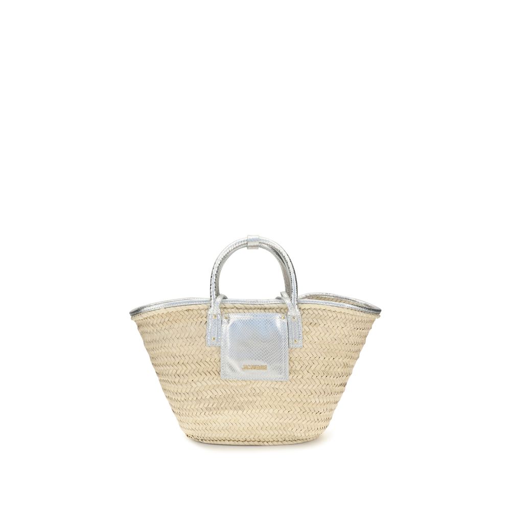 Jacquemus Le Panier Solis Raffia Handbag