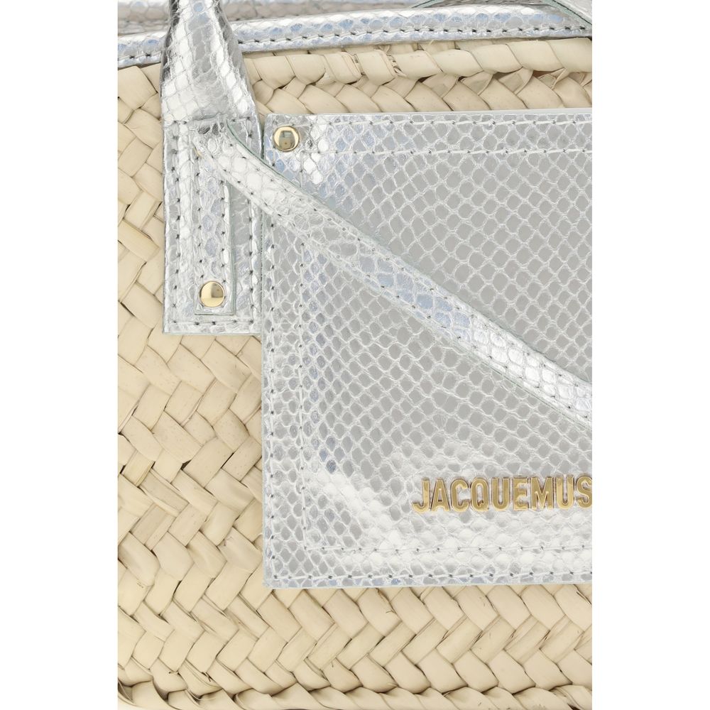 Jacquemus Le Panier Solis Raffia Handbag