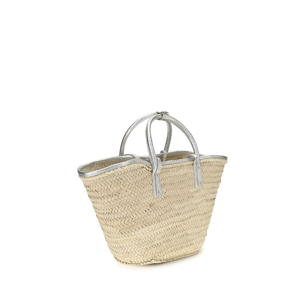 Jacquemus Le Panier Solis Raffia Handbag