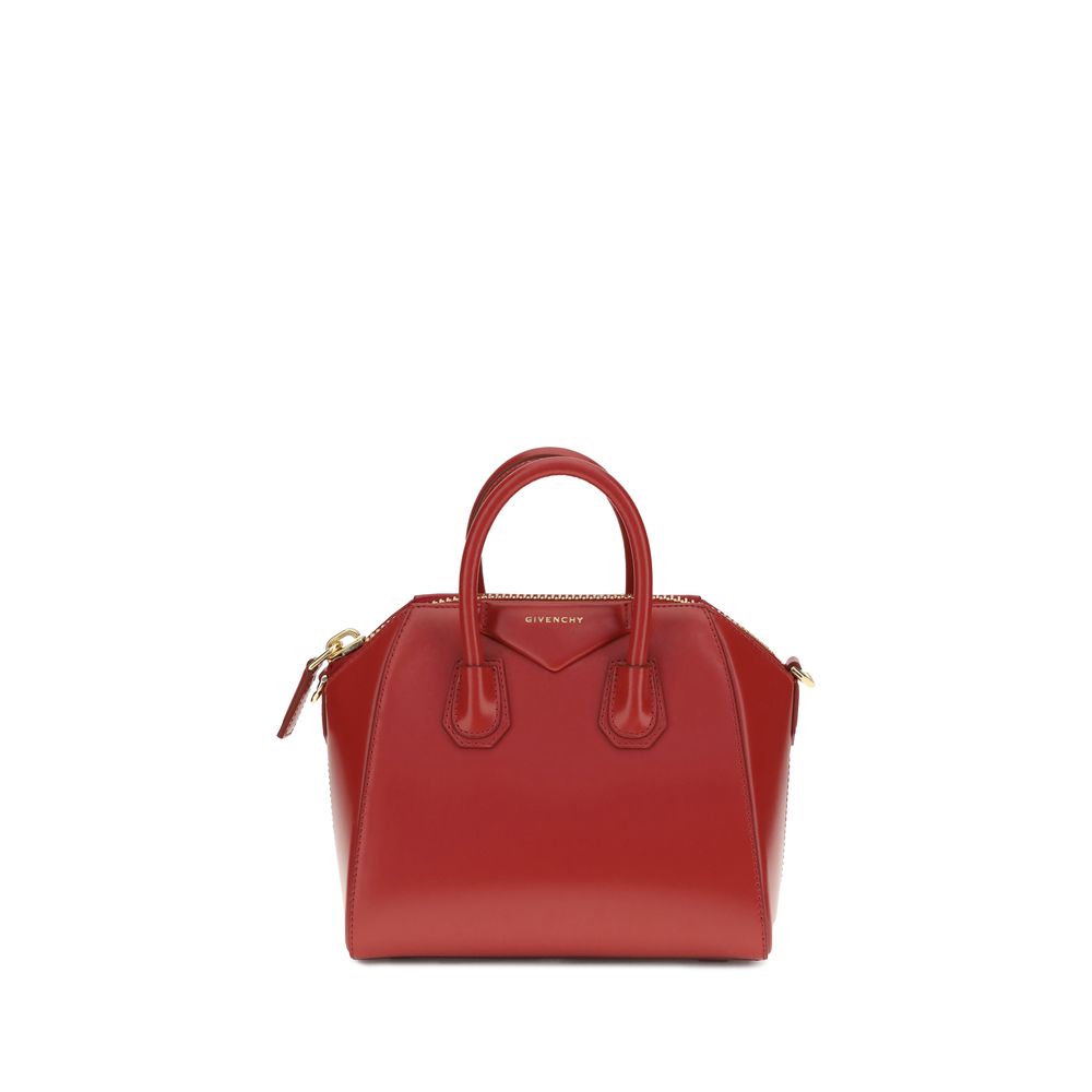 Givenchy Red Mini Antigona Handbag