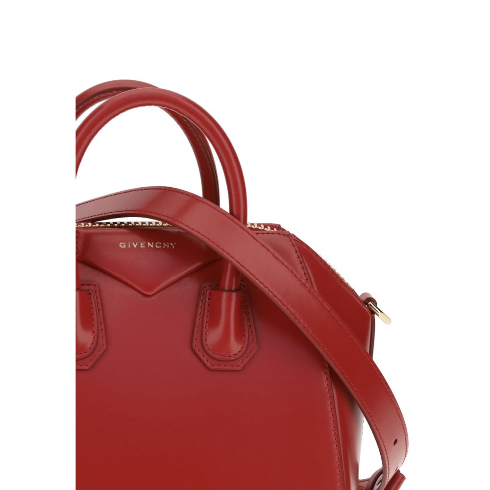 Givenchy Red Mini Antigona Handbag