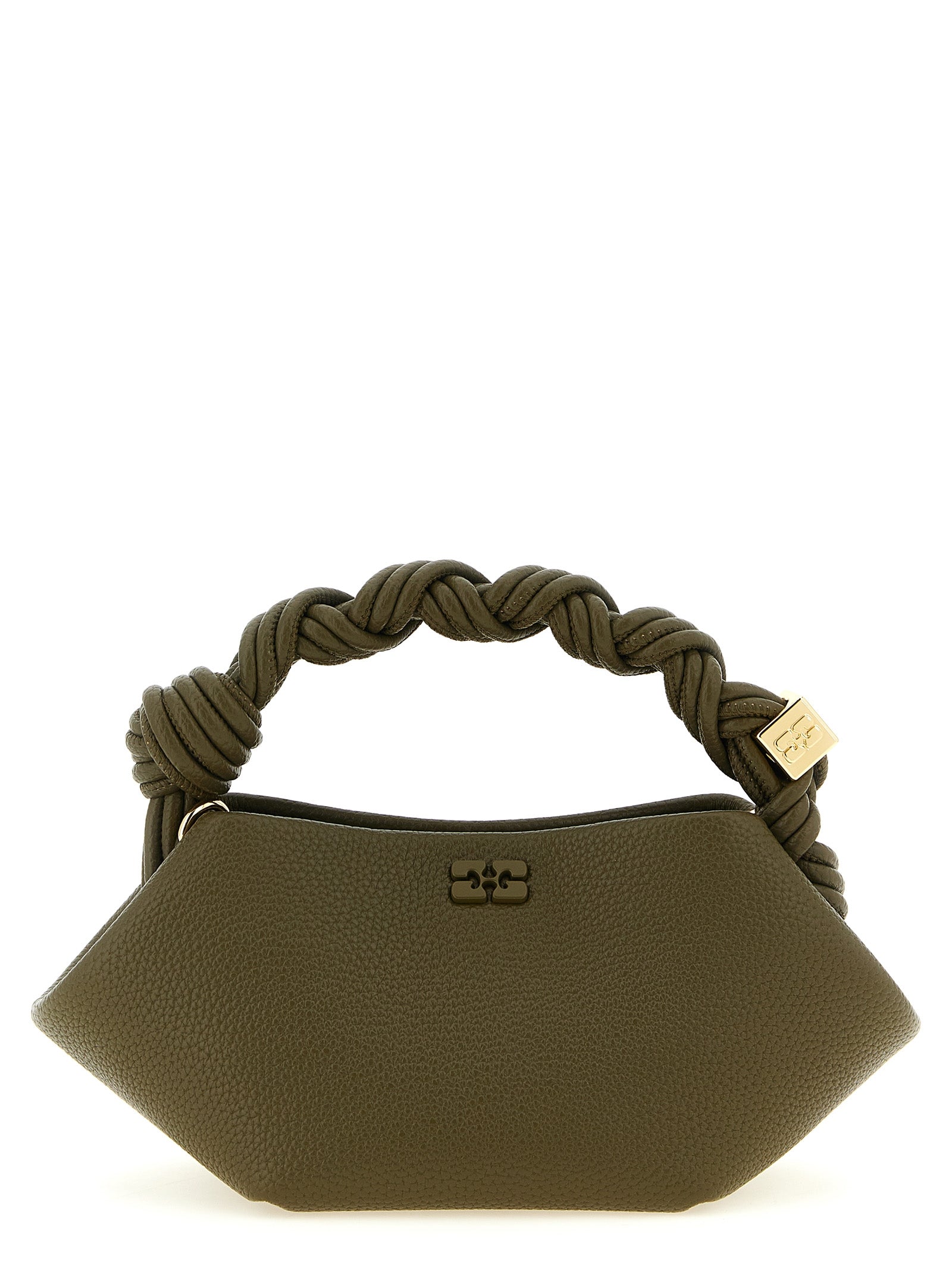 Ganni Green Mini Bou Handbag