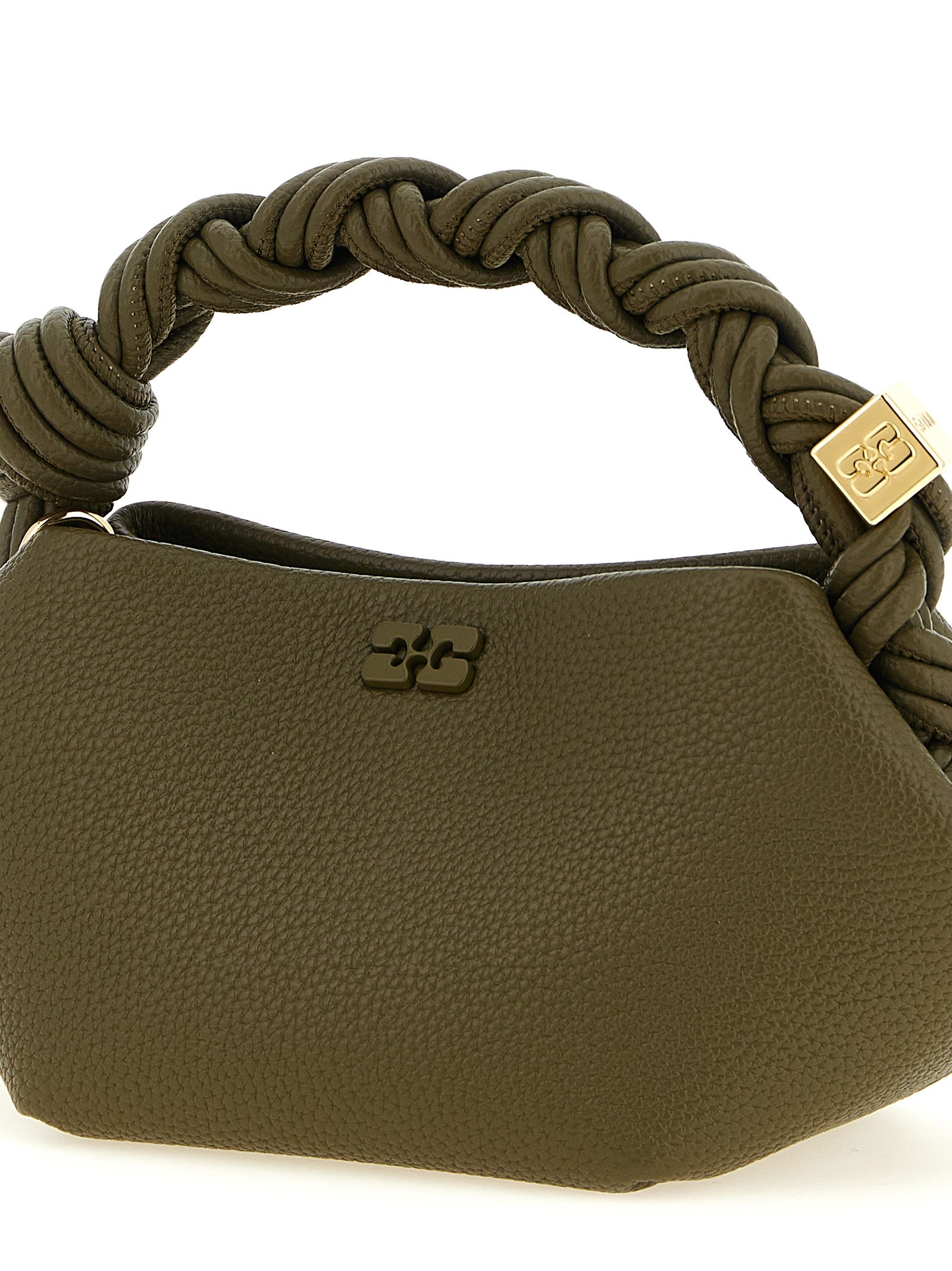 Ganni Green Mini Bou Handbag