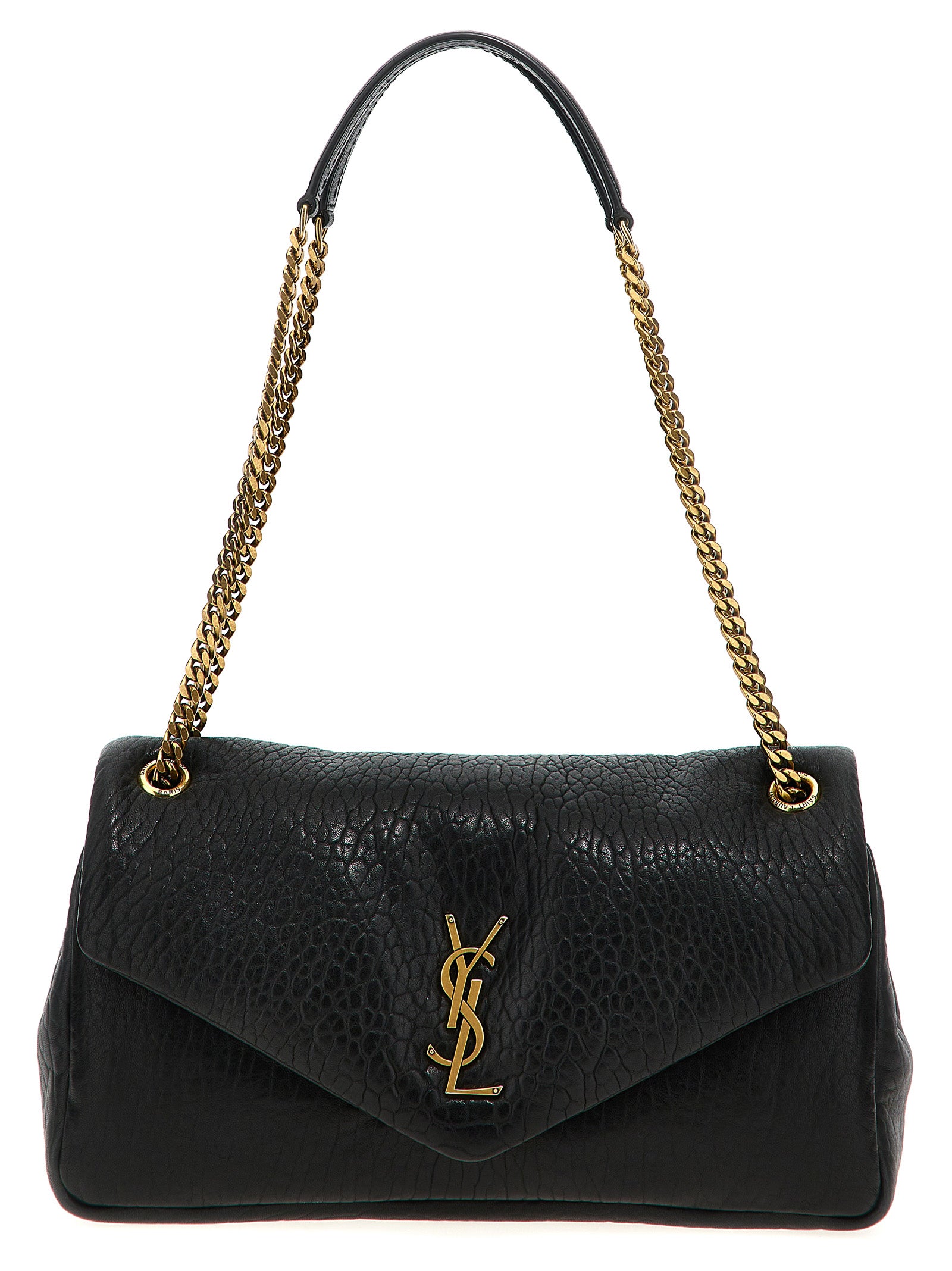 Saint Laurent Black Calypso Shoulder Bag