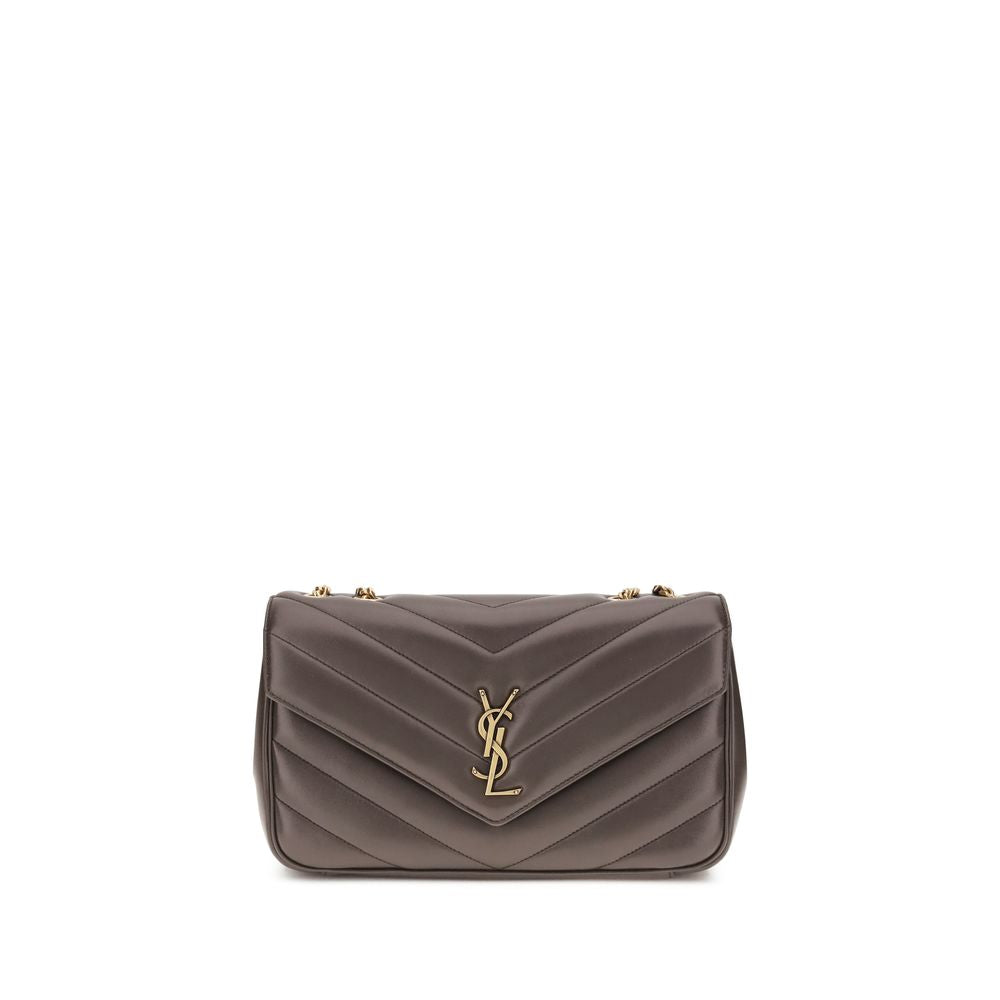 Saint Laurent Gray LouLou Shoulder Bag