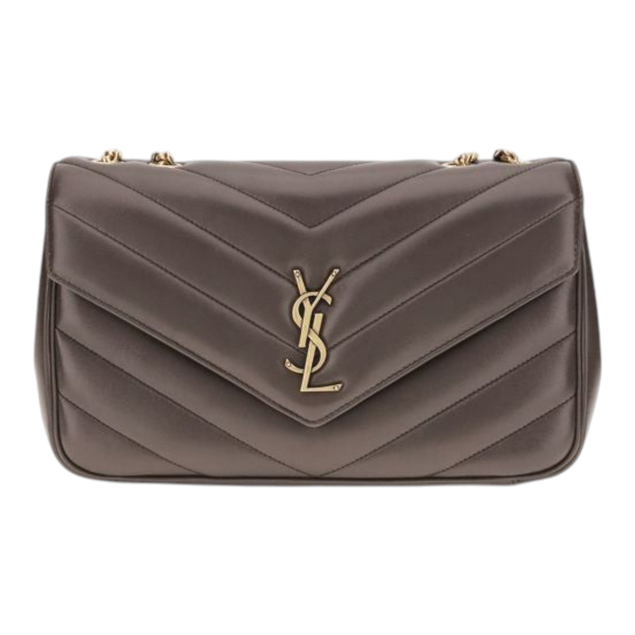 Saint Laurent Gray LouLou Shoulder Bag