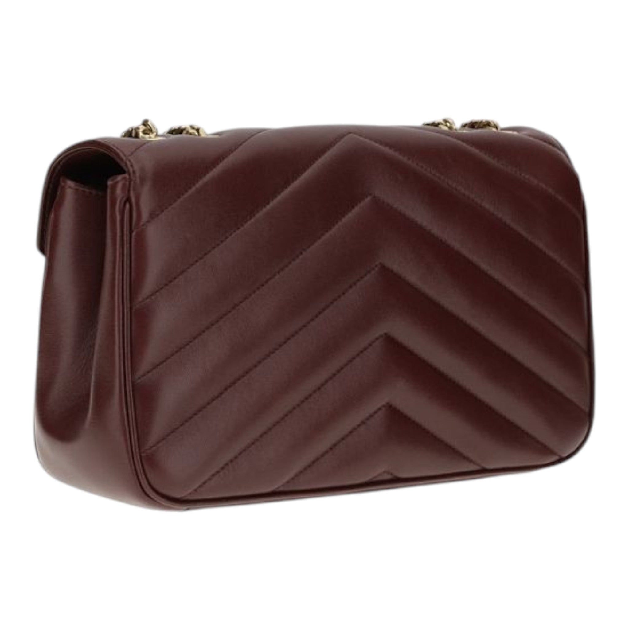 Saint Laurent Bordeaux LouLou Shoulder Bag