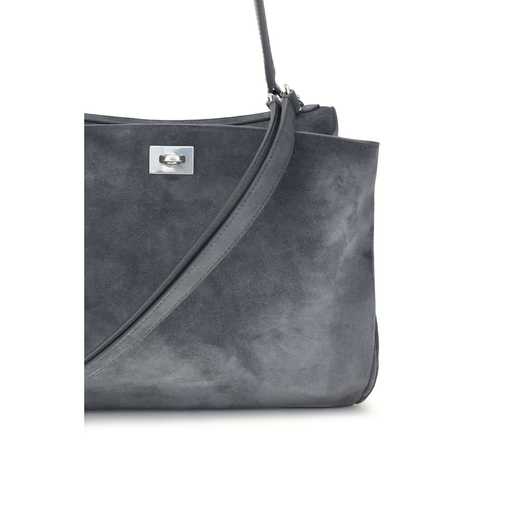 Balenciaga Gray Small Rodeo Handbag
