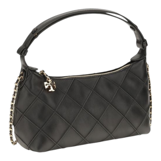Tory Burch Fleming Clutch Bag Black