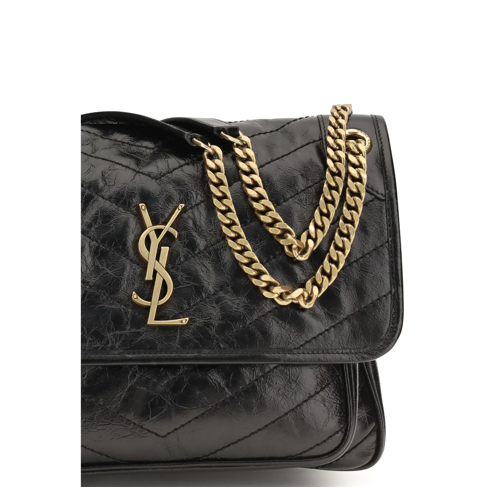 Saint Laurent Black Niki Shoulder Bag