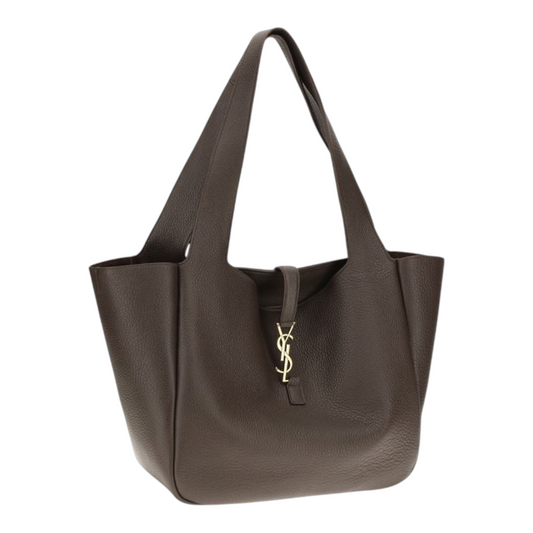 Saint Laurent Le 5 À 7 Shoulder Bag Brown Leather