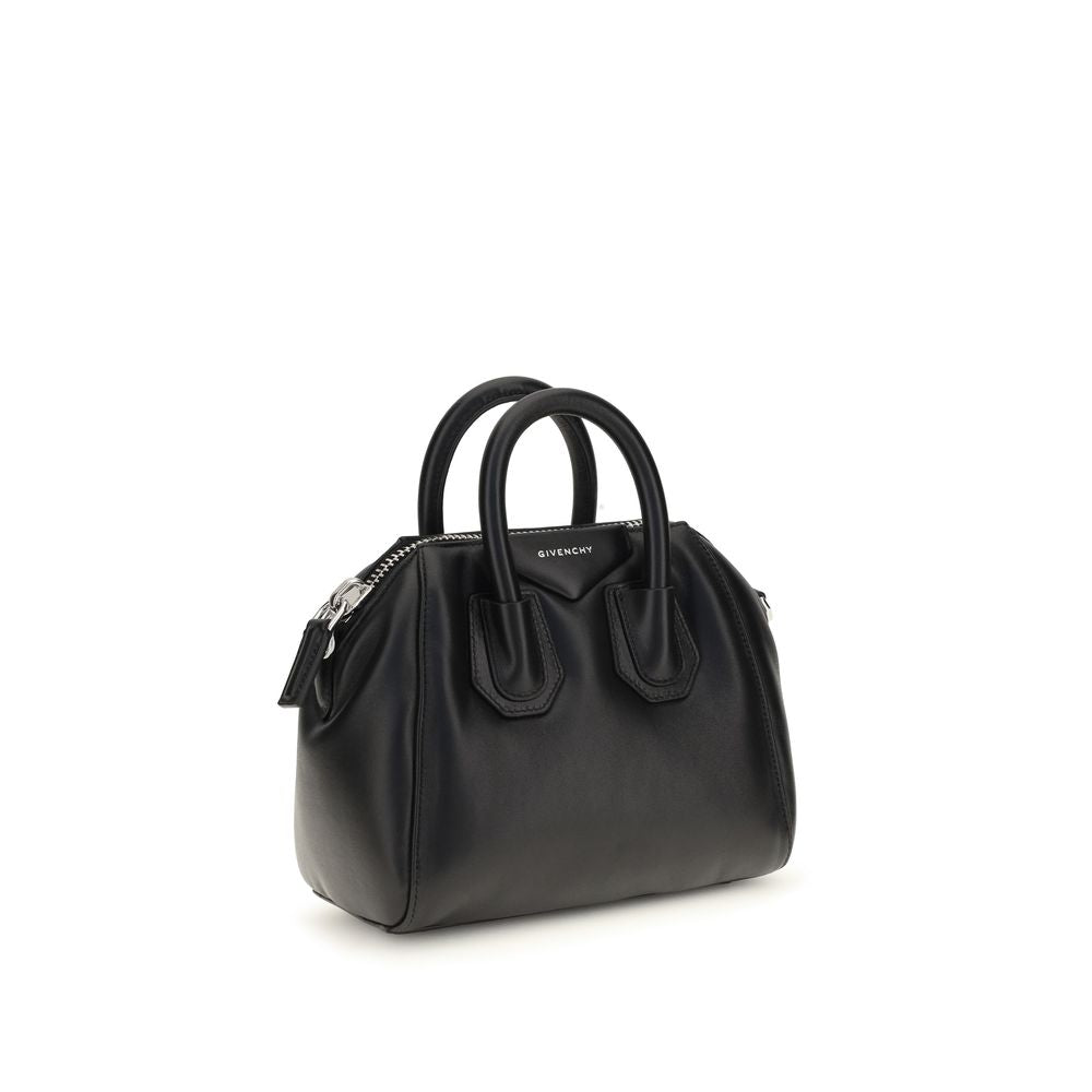 Givenchy Black Antigona Bomber Mini Handbag