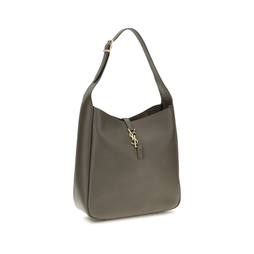 Saint Laurent Gray Le 5 À 7 Shoulder Bag