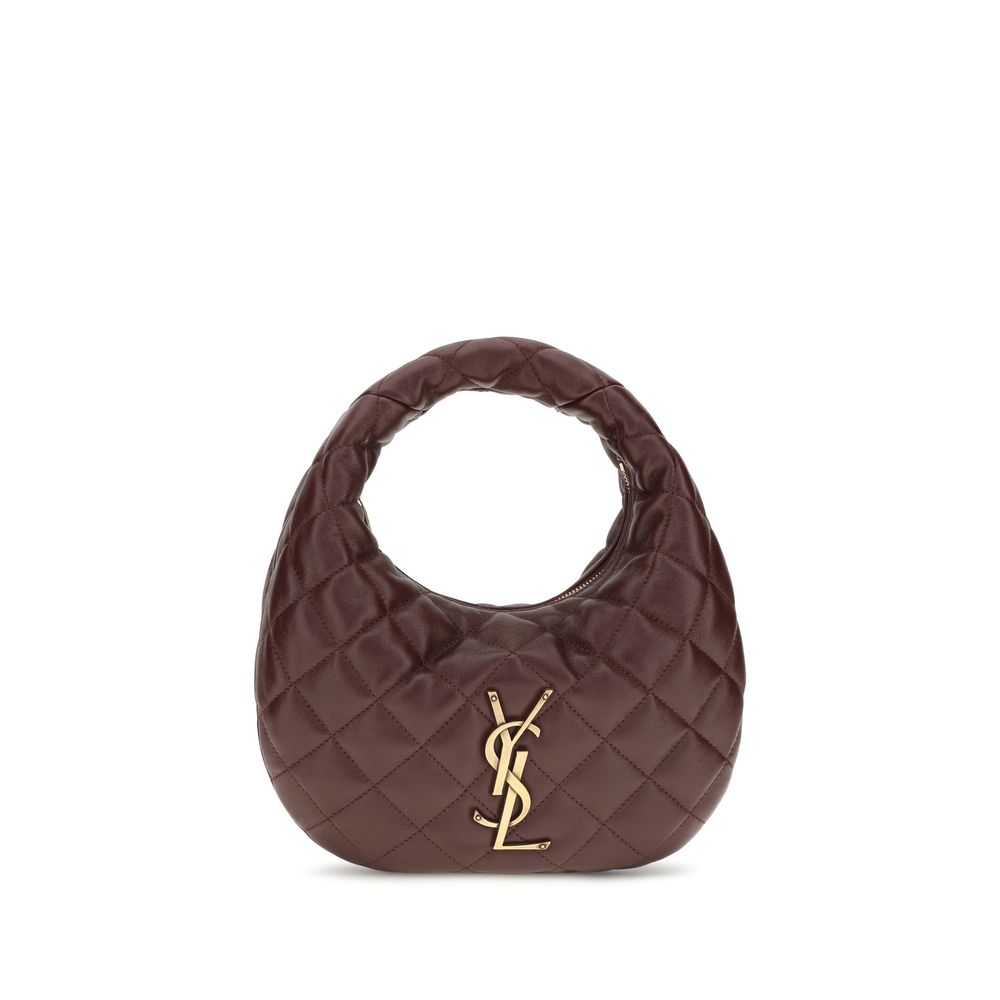 Saint Laurent Brown Icare Matelassé Tote Bag