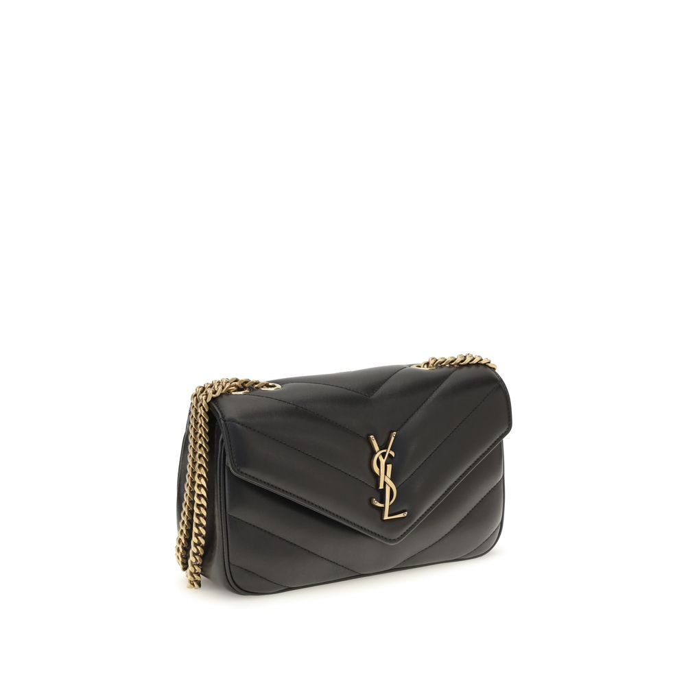 Saint Laurent Black LouLou Shoulder Bag