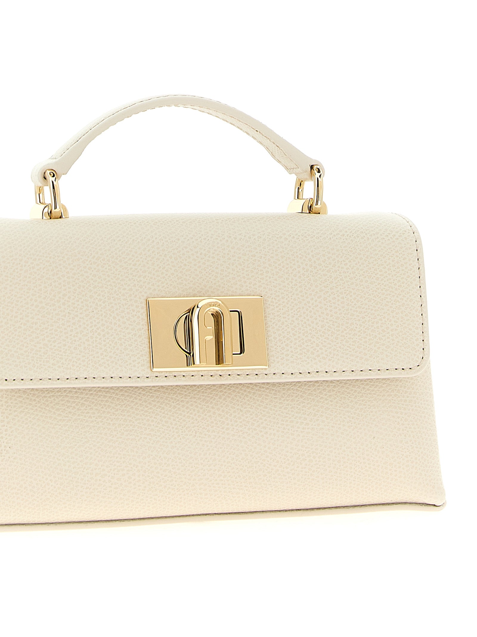 Furla White 1927 Mini Crossbody Bag