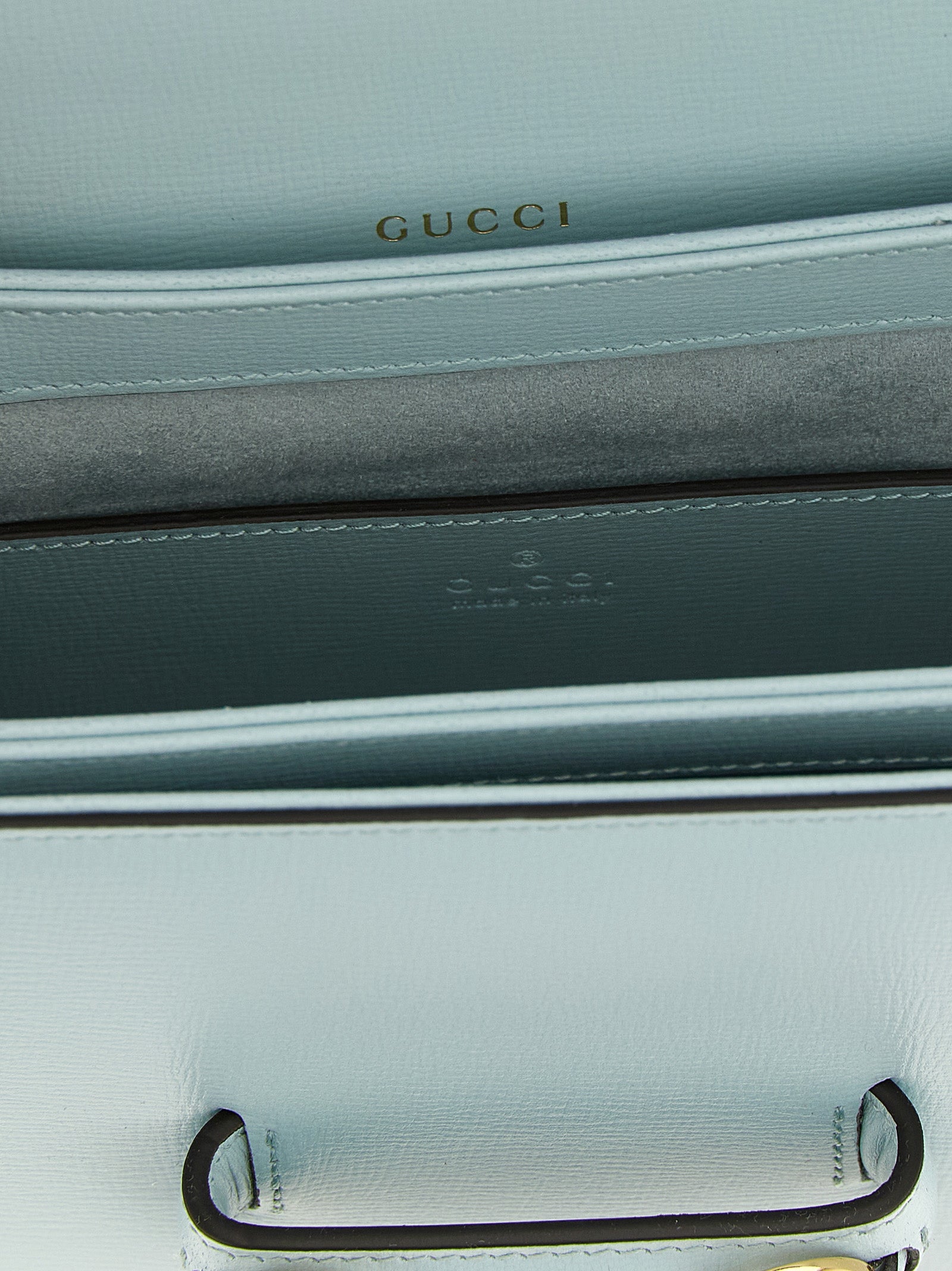 Gucci Blue Horsebit 1955 Shoulder Bag