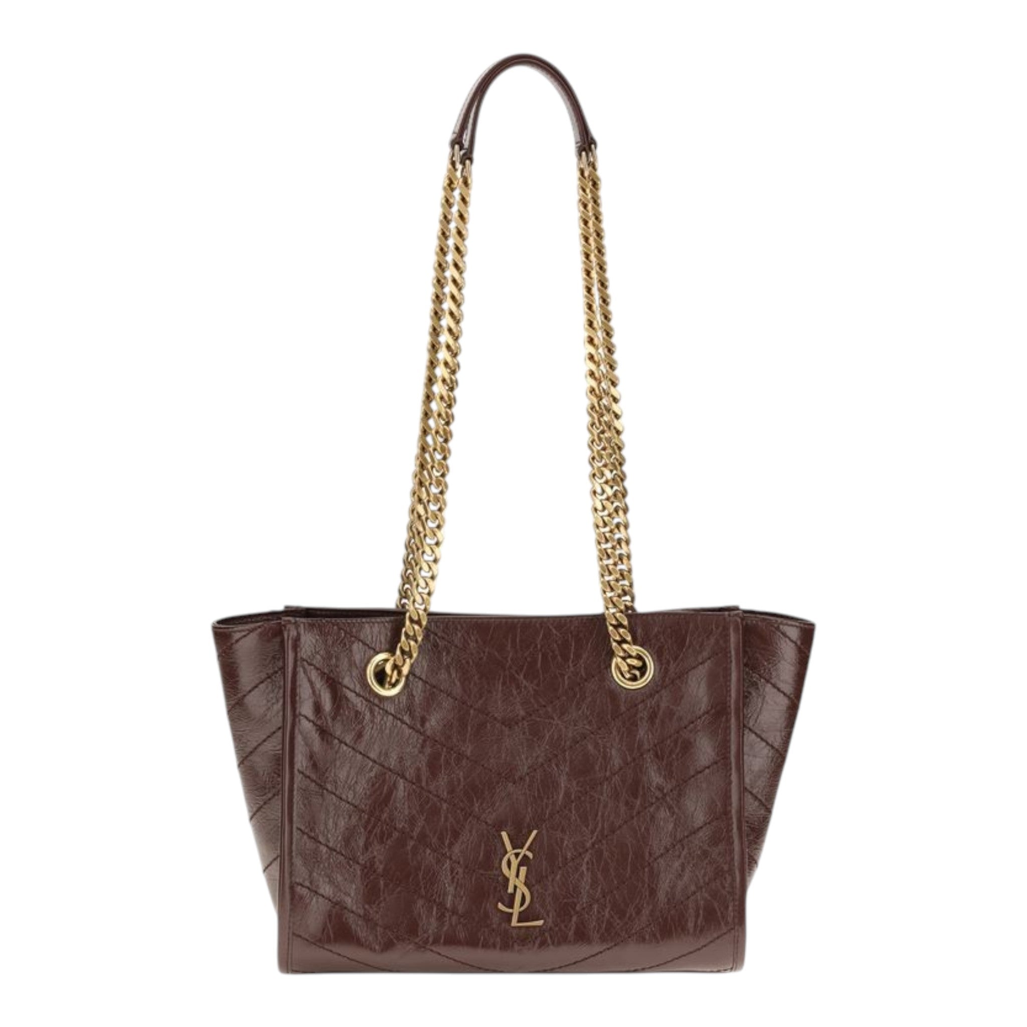 Saint Laurent Brown Small Niki Tote Bag