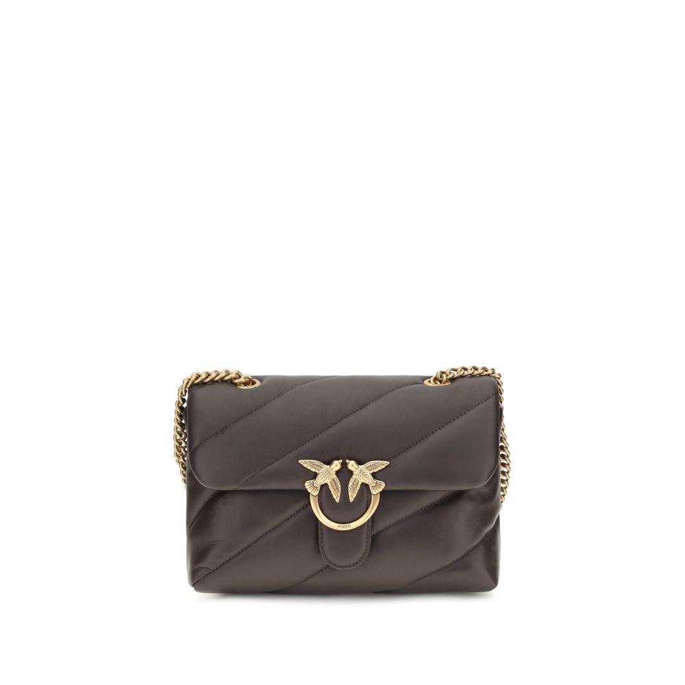 PINKO Brown Love Classic Shoulder Bag